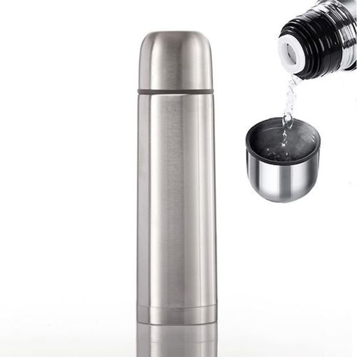 Thermos Bouteille isotherme - KENZ/ LUXUS - 750ml - Acier inoxydable - Chaud/Froid - Bouchon tasse - Image 1 of 5