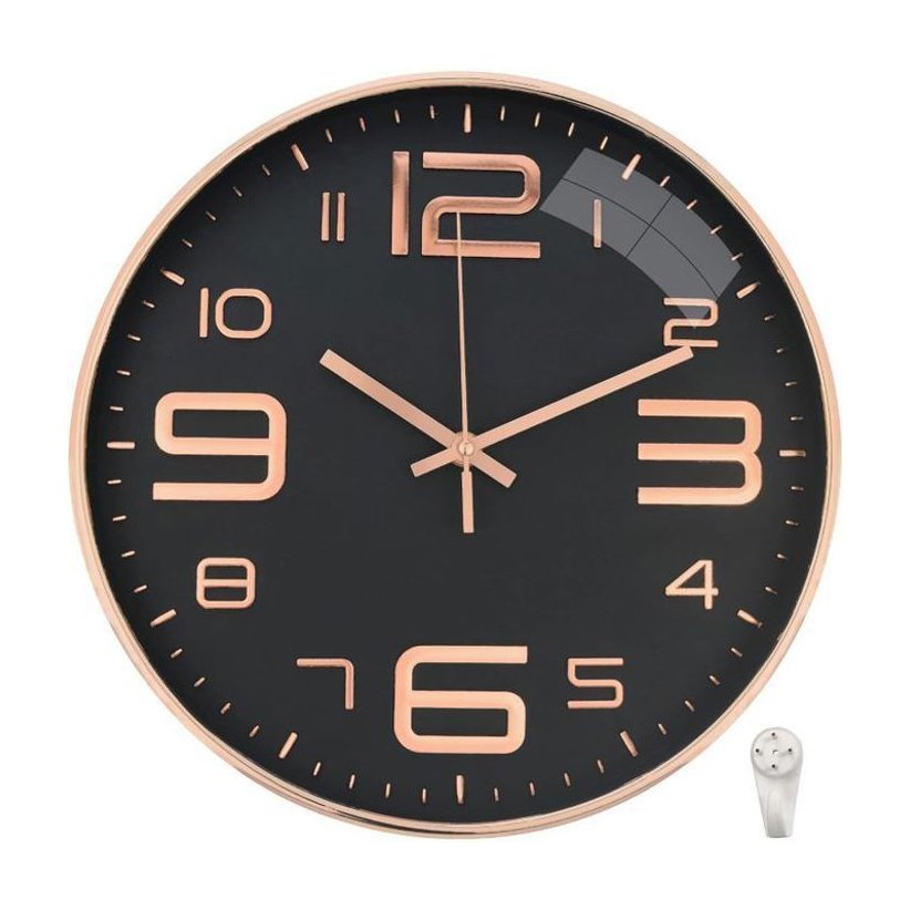 Horloge Murale - Pandiani - Style Moderne - Chiffres 3D - Diamètre 30 cm - Image 1 of 4