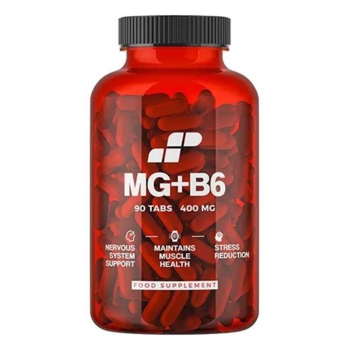 Mg + B6 - Magnésium, Vitamine B6, Énergie, Réduction De La Fatigue Et Soutien Musculaire - Image 1 of 1