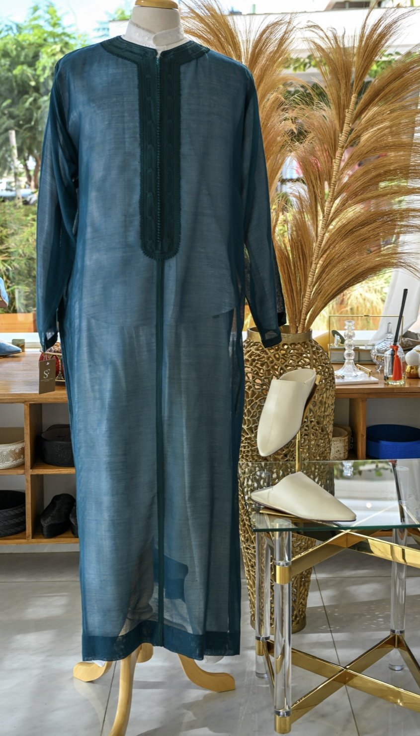 Caftan Homme en Laine de Soie - Image 1 of 2