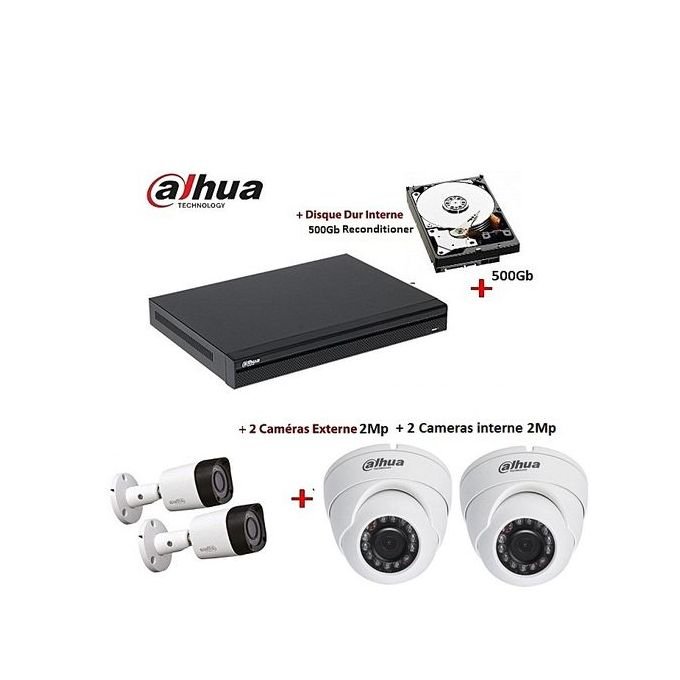 Kit de Surveillance Vidéo DVR 4 Ports  - Image 1 of 1