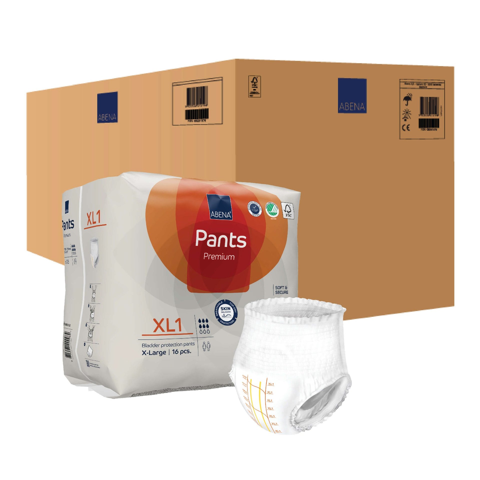 Pants Premium XL1 Couches culottes adulte16 Unité X 6 - Image 1 of 4