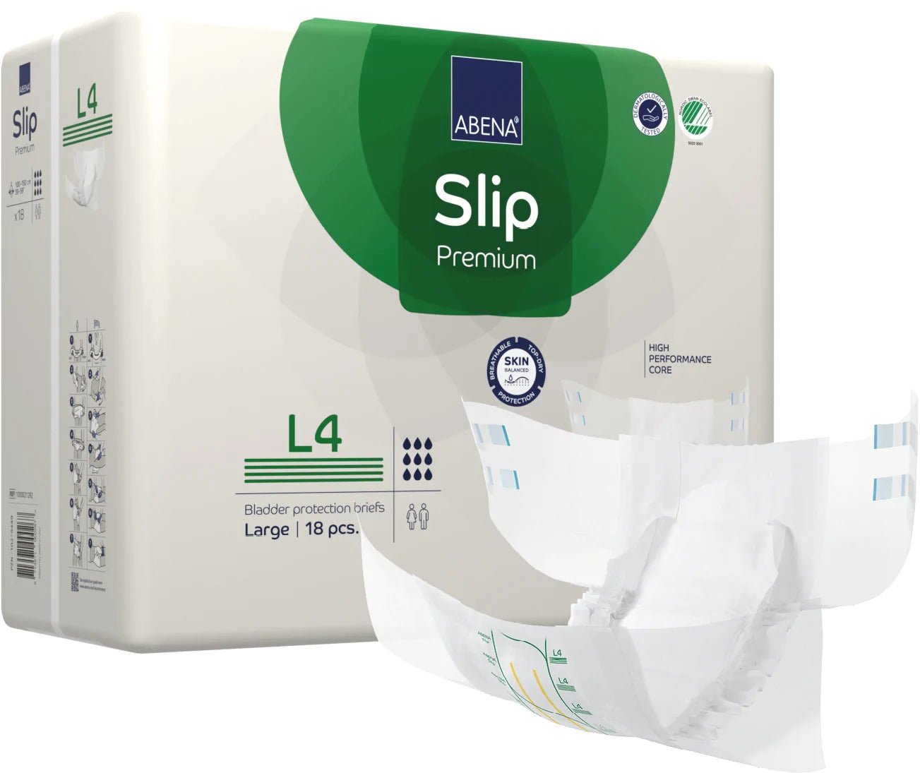 Couches Abena Slip Premium L4 - 18 Unités - Image 1 of 3