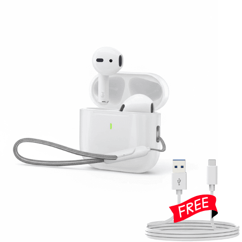 Écouteurs Bluetooth Air 5 + câble USB-C et  Type-C Gratuit - Image 1 of 3