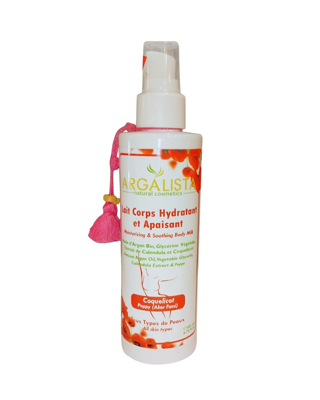 Lait Corps coquelicot (akker fassi) - 200ML - Image 1 of 2