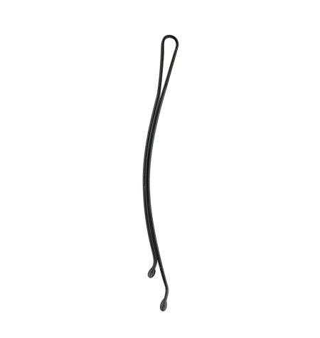 12 épingles à cheveux plates noires (5 cm) - Image 1 of 1