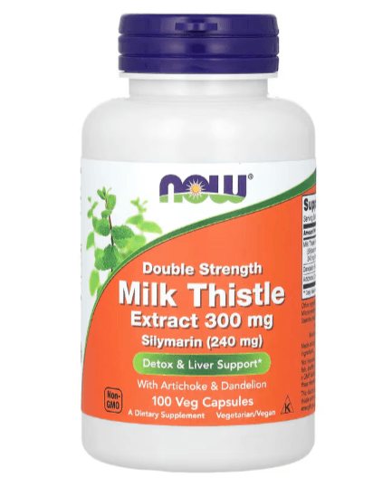  Milk Thistl, 300 mg -  Détox et soutien du foie - 100 Capsules Veg - Image 1 of 2
