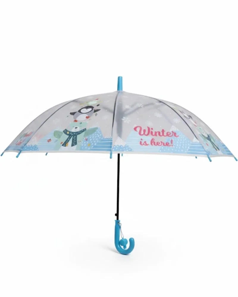 Parapluie Enfants Avec Sifflet Design Hivernal Magique - Image 1 of 2
