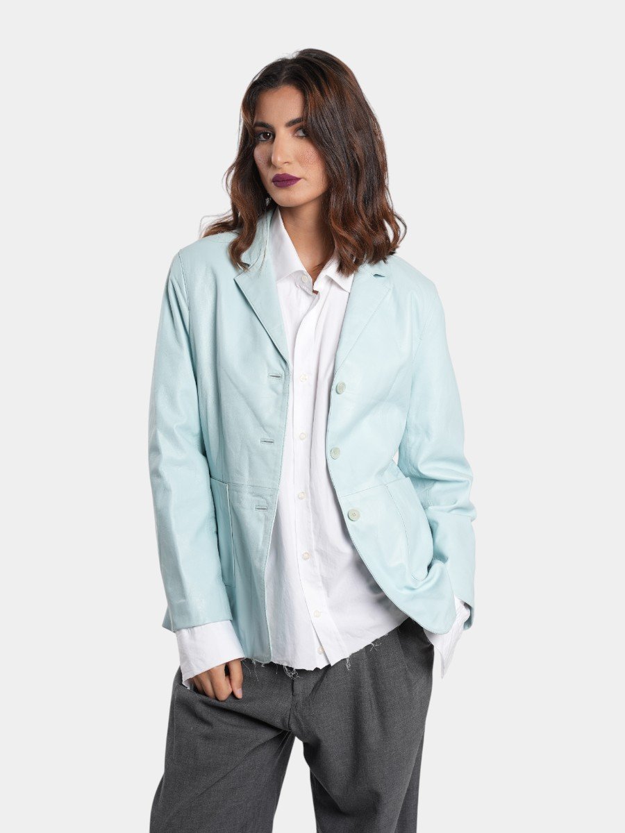 VESTE EN CUIR - Image 1 of 4