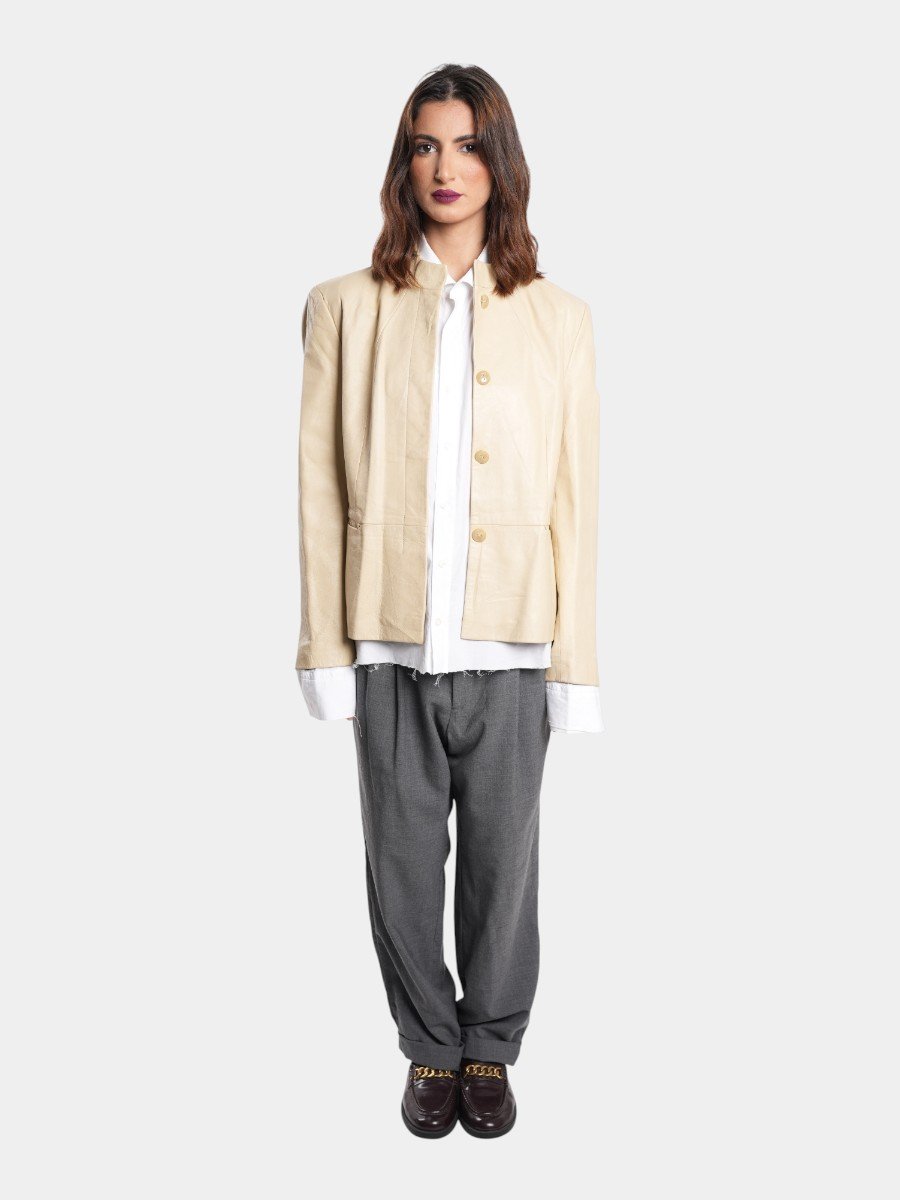 VESTE EN CUIR VERITABLE - Image 1 of 2