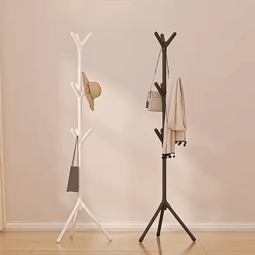 Porte-Manteaux Pliable et Gain de Place (Couleur Selon Disponibilité) - Image 1 of 6