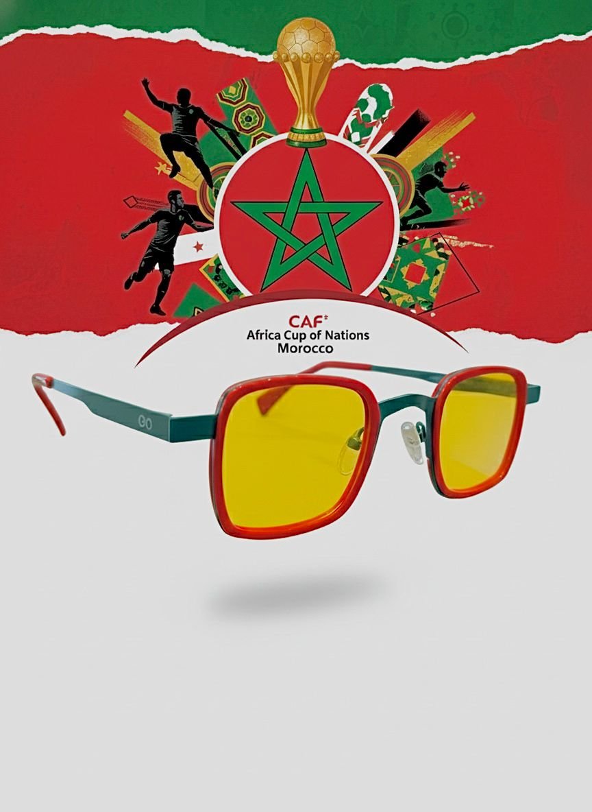 Lunettes de soleil – Édition Maroc 🇲🇦 avec Chaîne décorative OFFERTE - Image 1 of 4