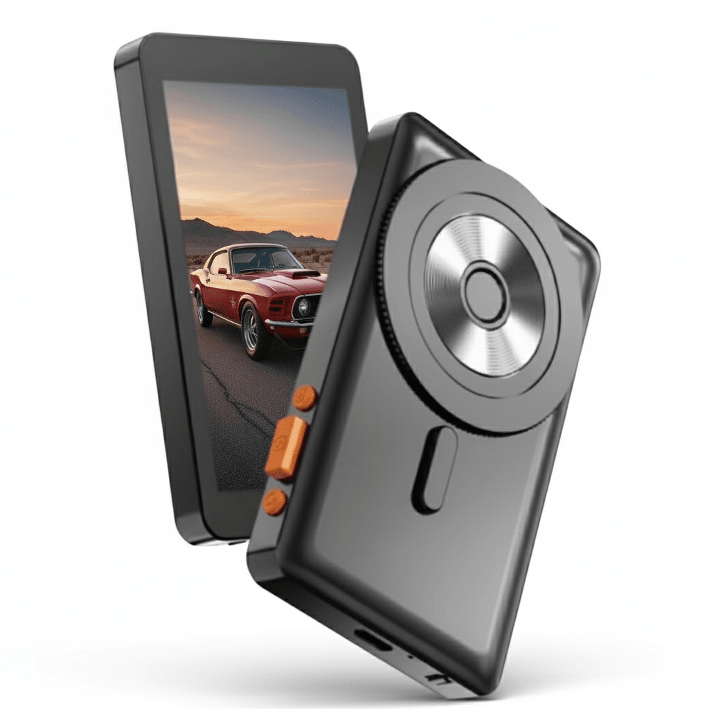 Camera Arriere Magnetique Rk-x40e Magsafe Avec Ecran Selfie Bluetooth - Image 1 of 5