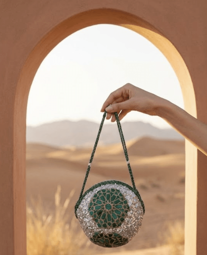 Sac Ballon Paillettes Zellige  - Image 1 of 1