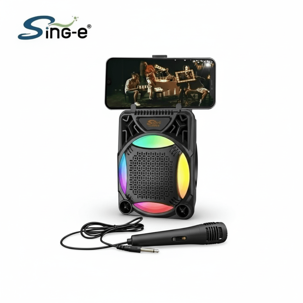 Sing-e Zqs-1367 – Enceinte Bluetooth Portable Avec Micro Et Support Smartphone - Image 1 of 7
