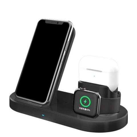 3-in-1 Fast Wireless Charger Hyd-h10 – Wireless Charging Dock For Phone, Watch & Earbuds - Image 1 of 2