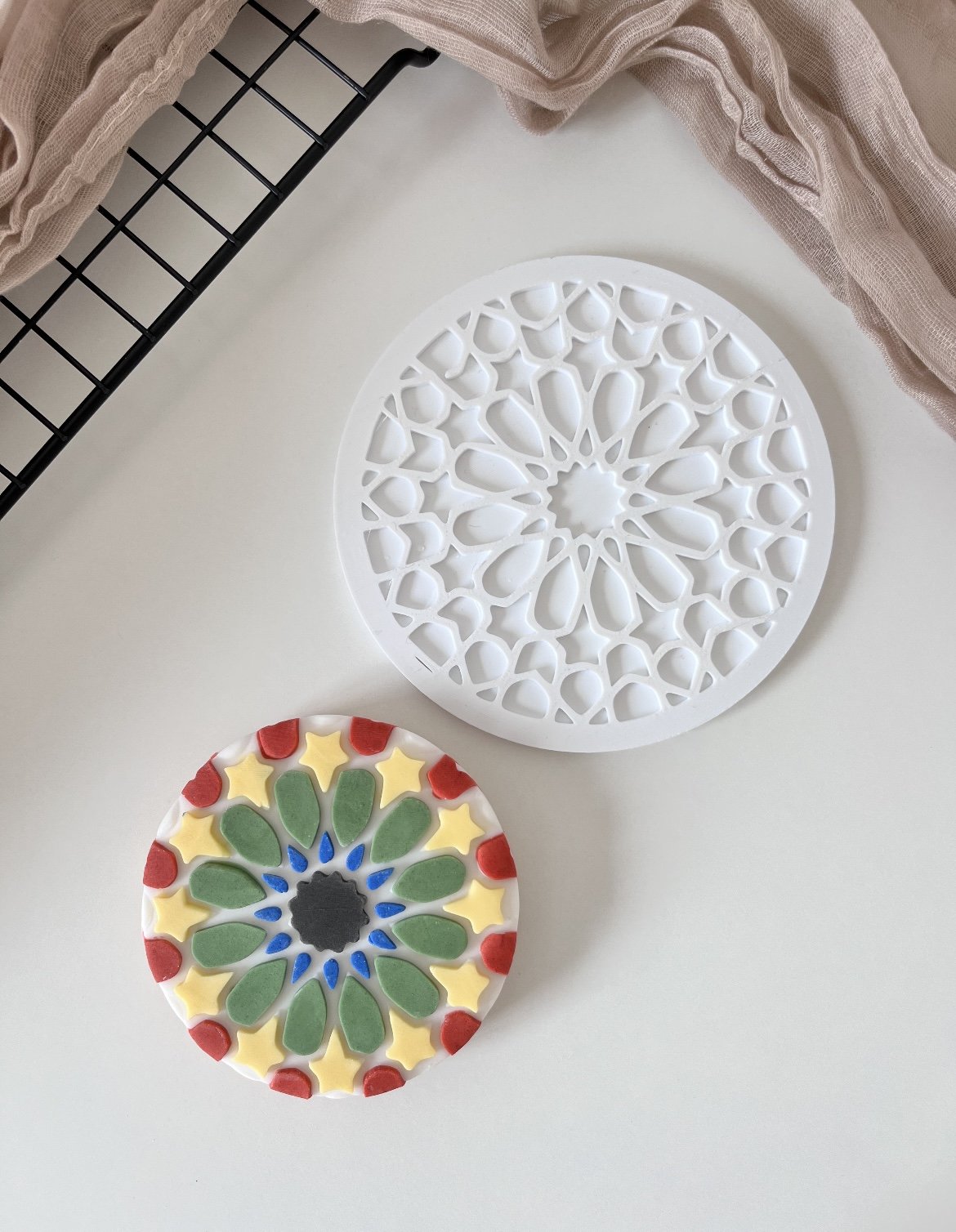 Tampon Pour Biscuit Motif Zellig - Image 1 of 1
