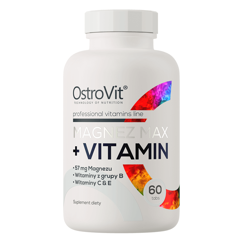 Magnesium Max + Vitamins - 60 Tablettes | Énergie & Anti-fatigue - Image 1 of 4