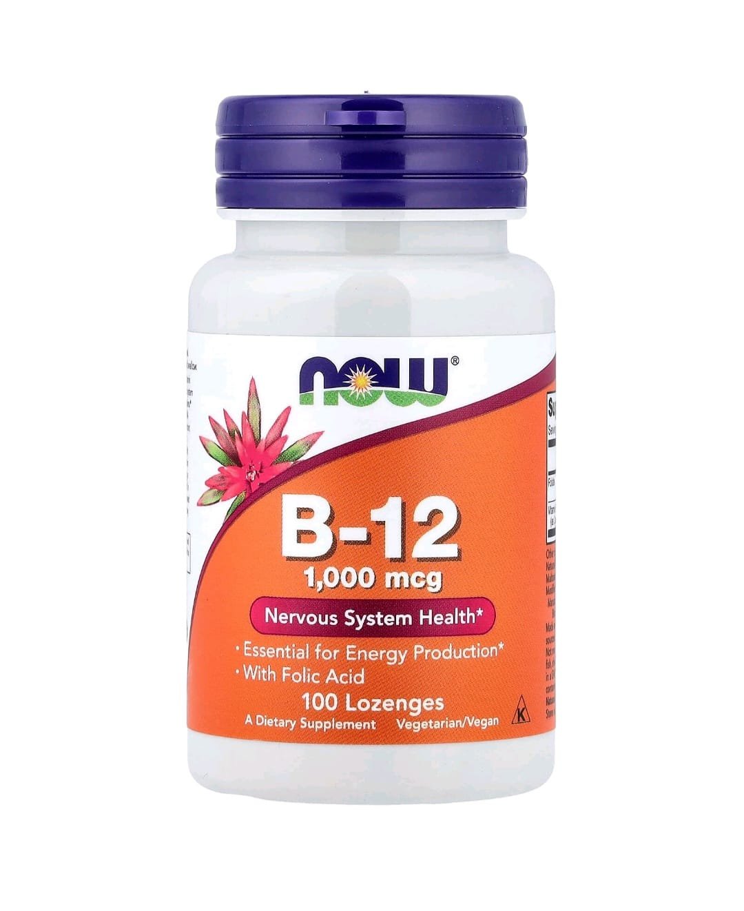 Vitamine B12 1000 Mcg – Énergie & Vitalité – 100 Pastilles - Image 1 of 5