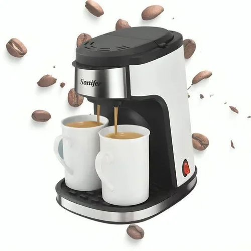Machine À Café Filtre Avec 2 Tasses En Porcelaine – 450w - Image 1 of 3