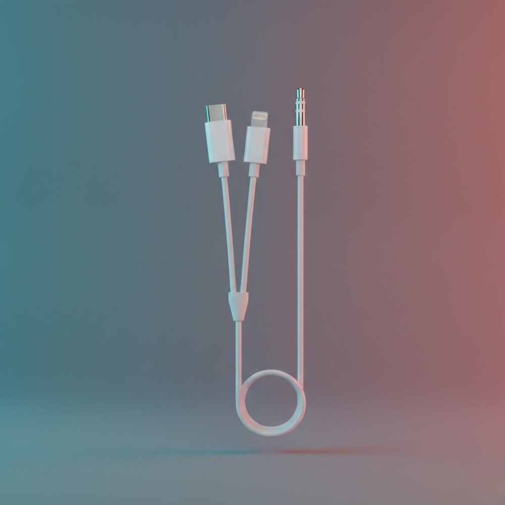 Adaptateur Audio 3-en-1 Lightning - Usb -c - Jack - Image 1 of 4