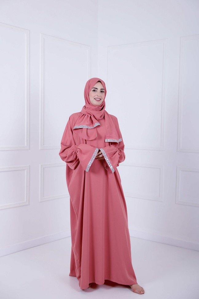 Abaya De Prière-rose Poudré - Image 1 of 6