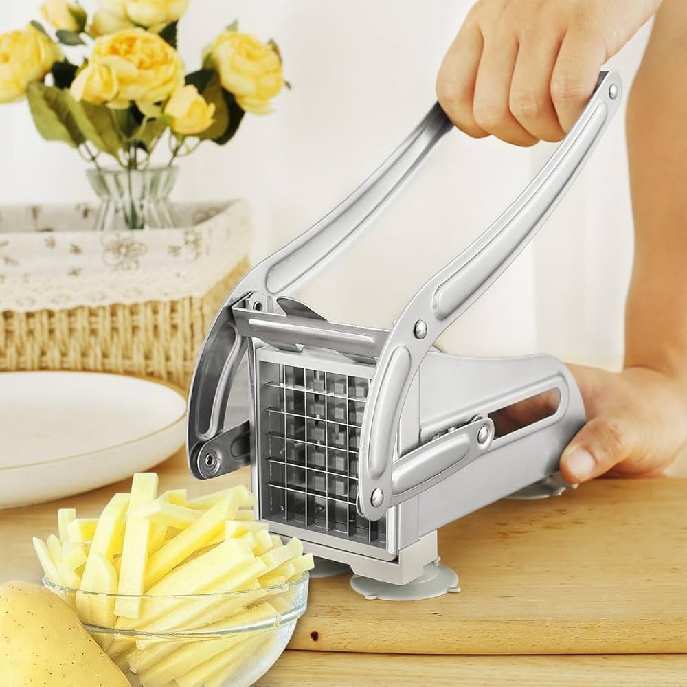 Chipper De Pomme De Terre & Coupe-frites En Acier Inoxydable - Image 1 of 4