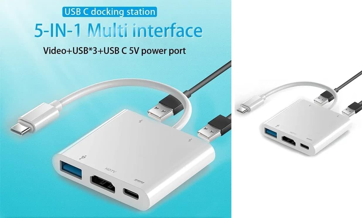 Airsky Hub Adaptateur 5 In 1 Usb-c Vers Hdmi 4k - Image 1 of 1