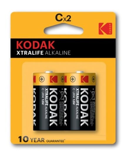Set 2 Alkaline Batteries 2 Piles Lr14 1,5v Xtralife Une Énergie Supplémentaire - Image 1 of 1