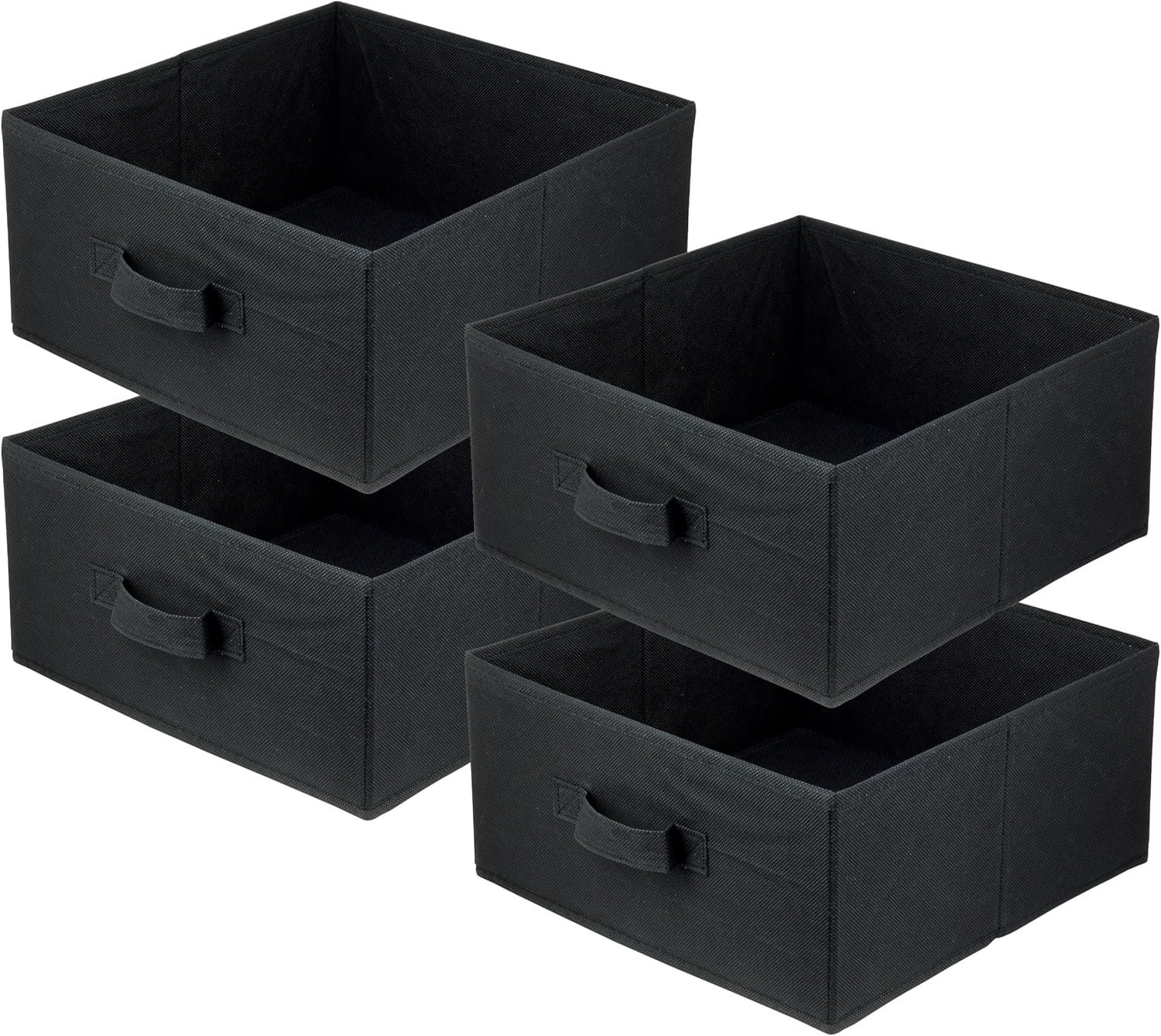 Lot De 4 Boîtes De Rangement En Tissu Pliables – 31 × 31 × 15 Cm - Image 1 of 7