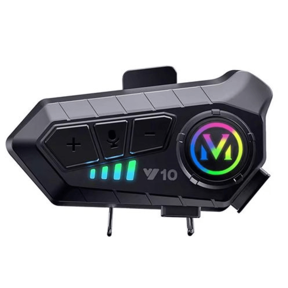 Ecouteurs Bluetooth Y10 Pour Casque De Moto – Hifi & Étanche - Image 1 of 4