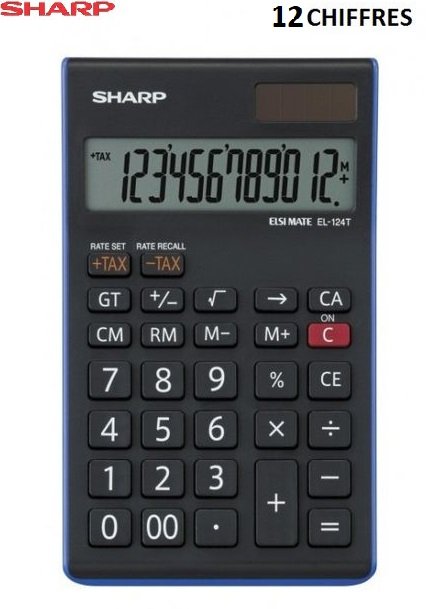 El-124t-bl Calculatrice De Bureau Gestion Financière - Image 1 of 1