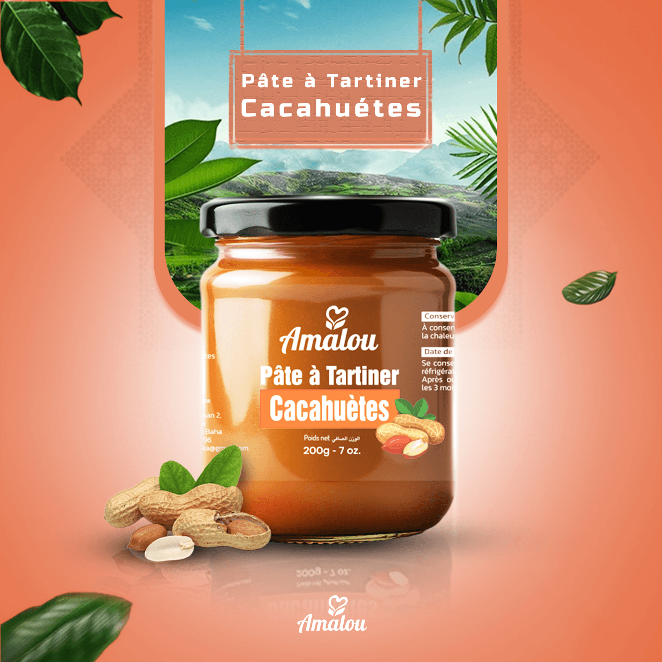 Pâte à tartiner aux cacahuètes – 100 % naturelle - Image 1 of 1