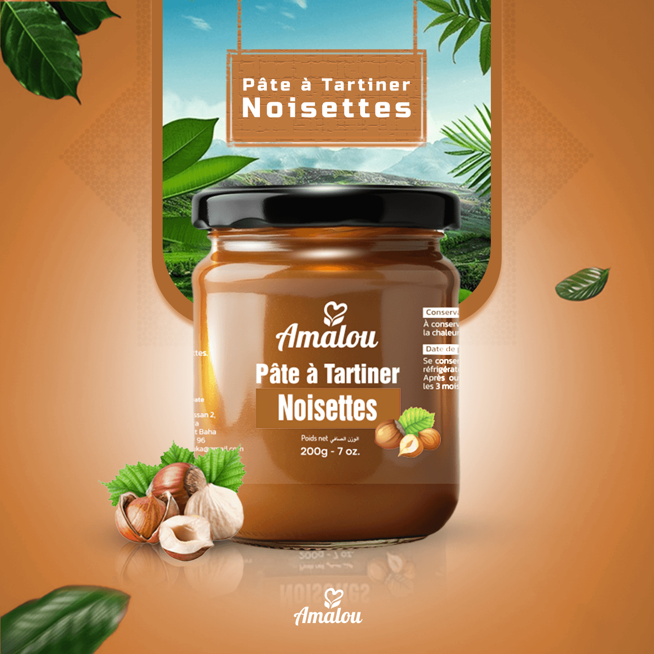 Pâte à tartiner aux noisettes – 100 % naturelle - Image 1 of 1