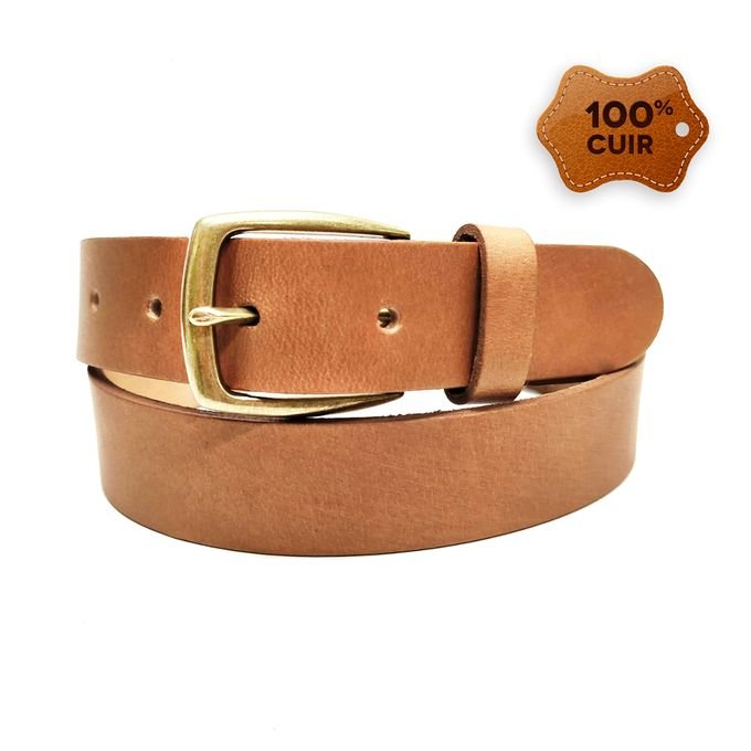 Ella Premium – Ceinture Homme 100% Cuir // L’élégance Naturelle Du Cuir Véritable, Pensée Pour Durer Au Quotidien. - Image 1 of 3