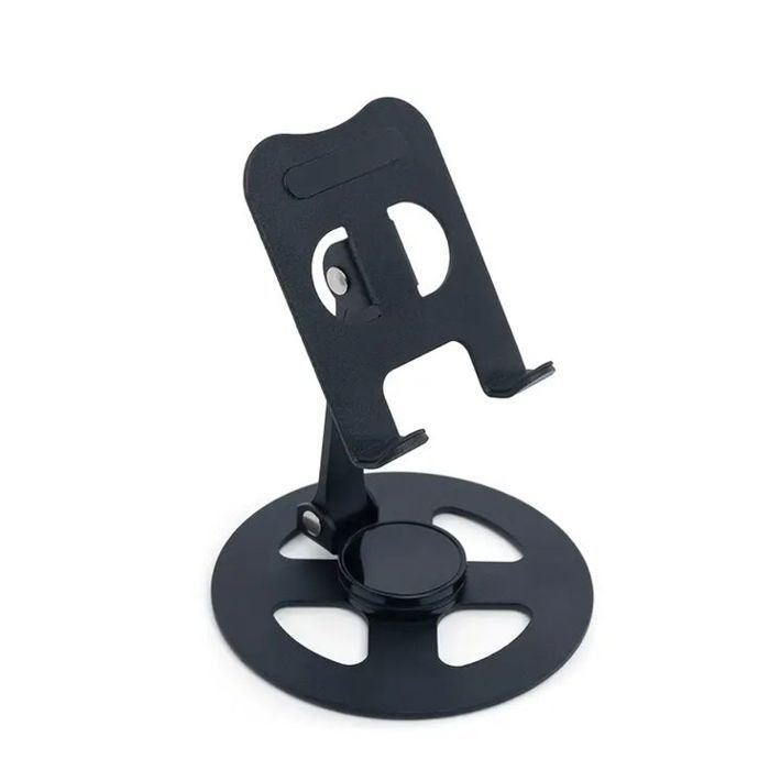 Support mobile metal pliable 360 degres base stable - couleure aleatoire - Image 1 of 4
