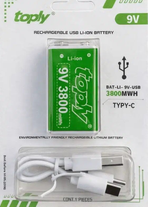 Batterie 9v Lithium-ion Rechargeable Usb 9v - Image 1 of 1