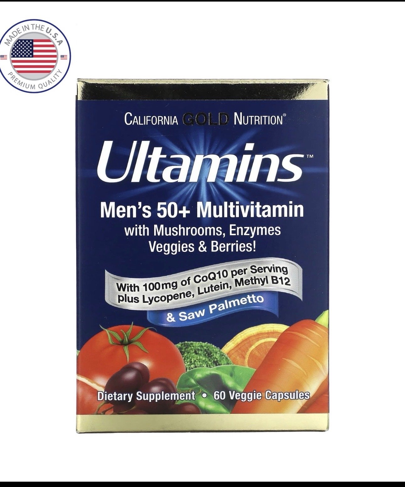 Complexe Vitalité Hommes 50+ • Coq10 & Superaliments - Image 1 of 2