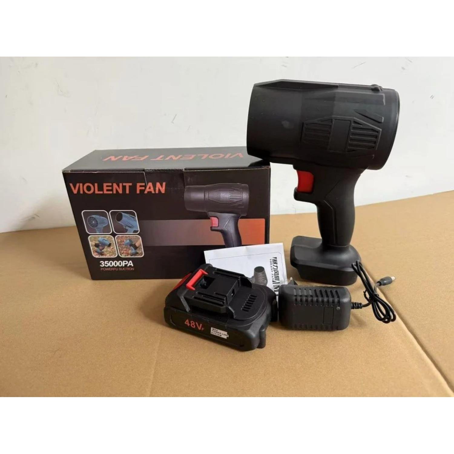 Souffleur Air Comprimé 48v Sans Fil – Turbo Puissant Pour Dépoussiérage & Séchage Voiture - Image 1 of 8