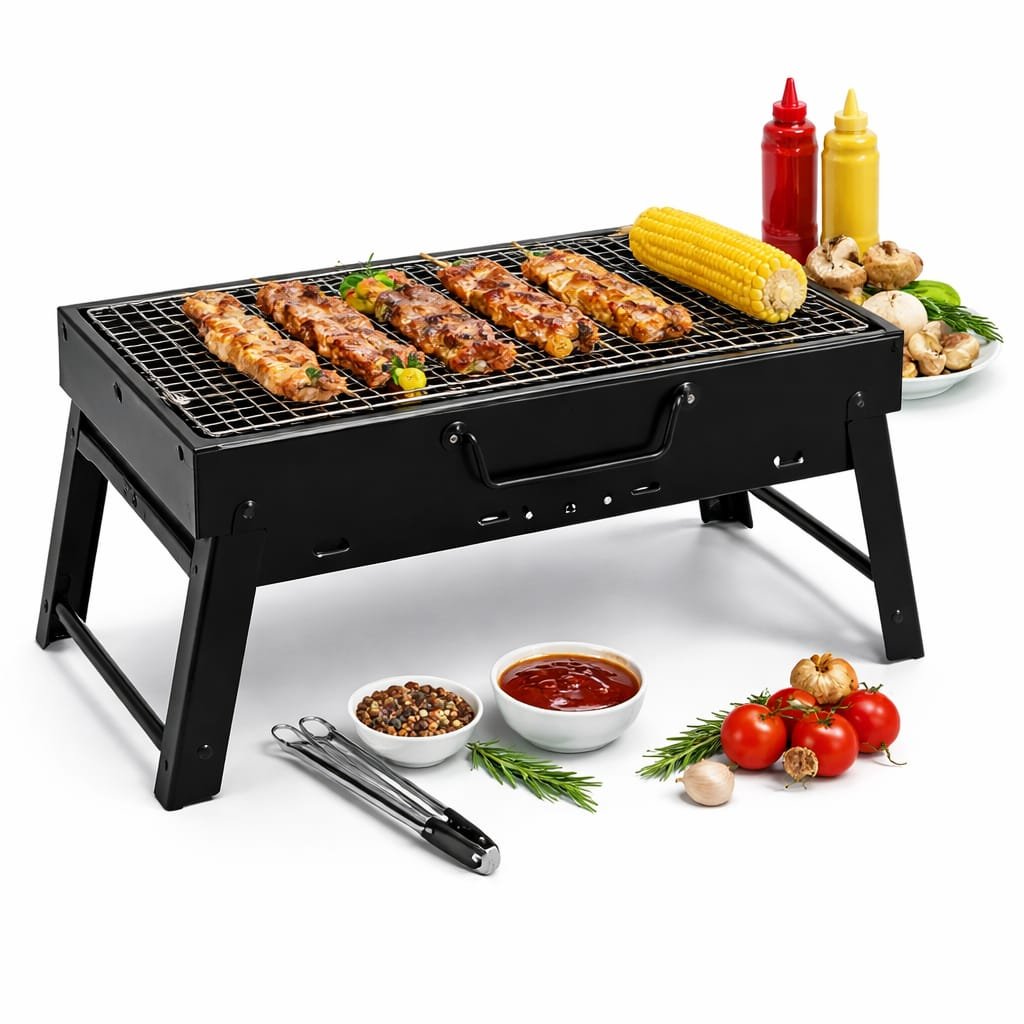 Barbecue Portable Bbq Barbecue Rectangulaire À Charbon - Image 1 of 3
