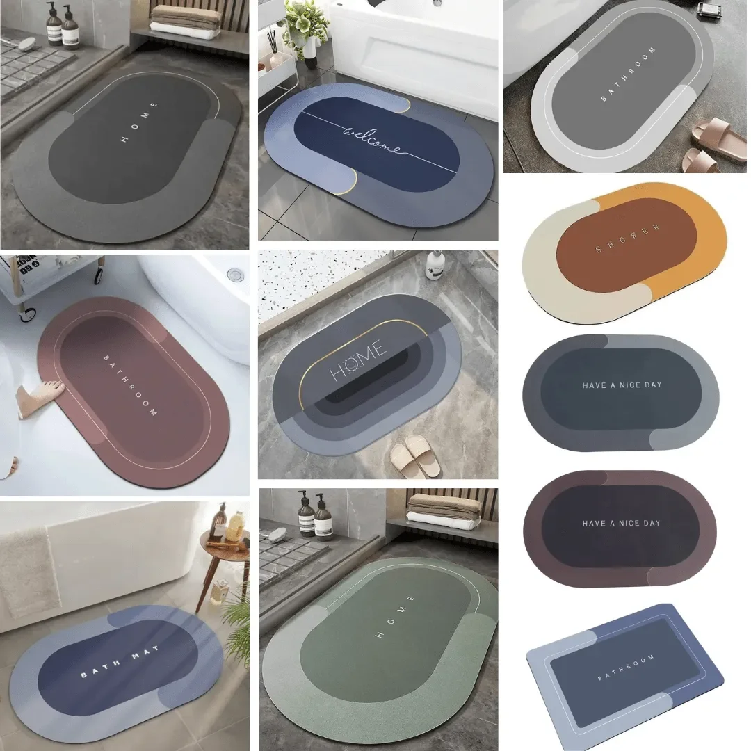 Alliez Sécurité Et Style Avec Notre Nouveau Tapis De Bain Antidérapant (colleur Désigne Aléatoire) - Image 1 of 8