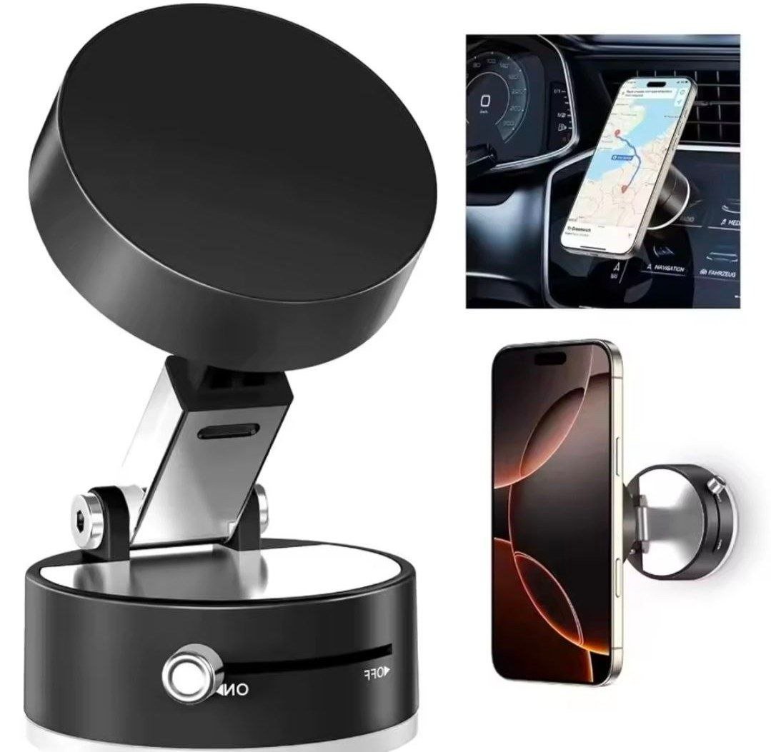 Support Téléphone Magnétique Ultra-puissant Fixation Voiture & Bureau - Image 1 of 1