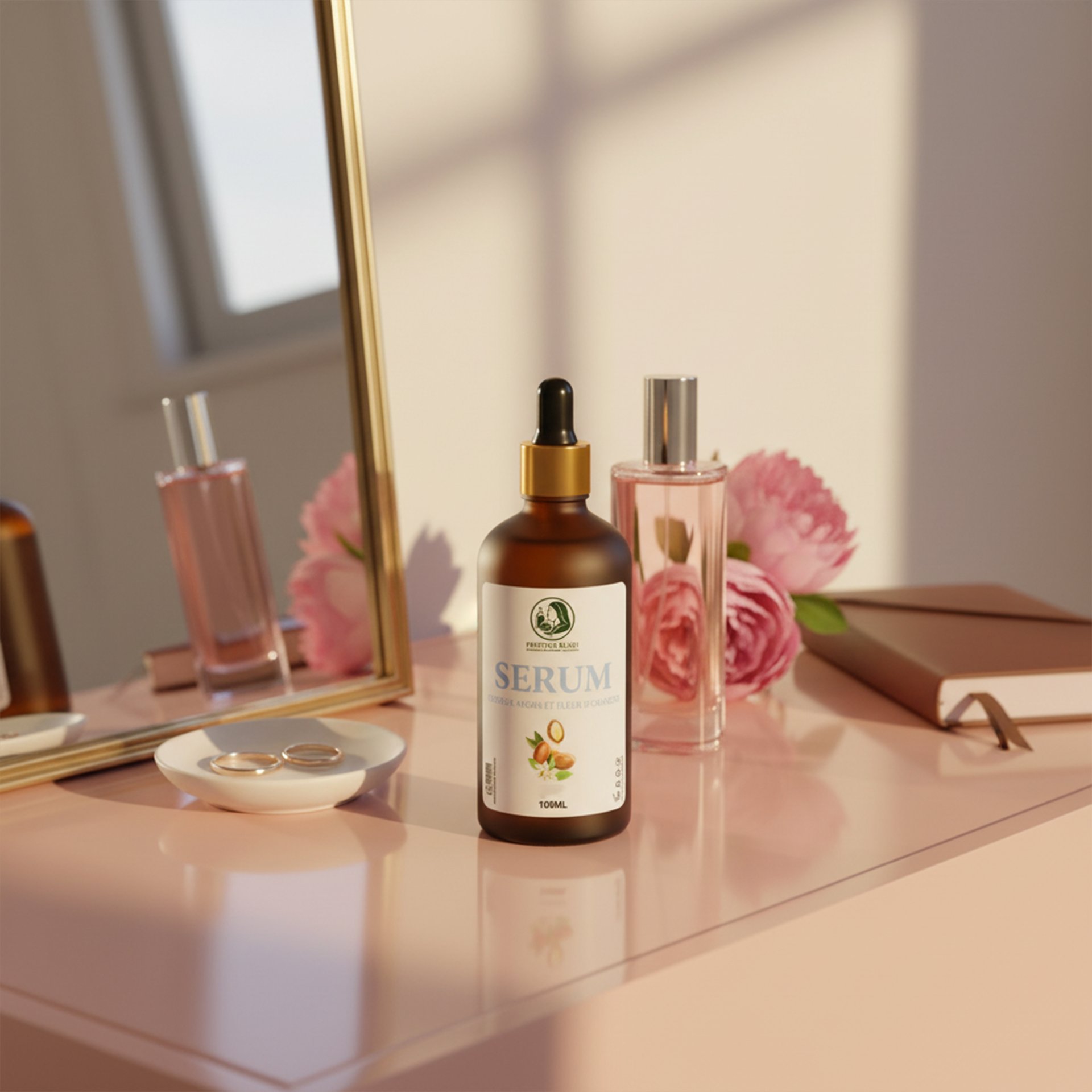 Sérum Cheveux Argan & Fleur D’oranger – Nutrition & Brillance - Image 1 of 5
