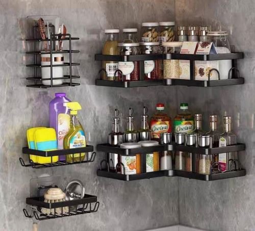 Étagères Murales De Cuisine En Métal - Image 1 of 1