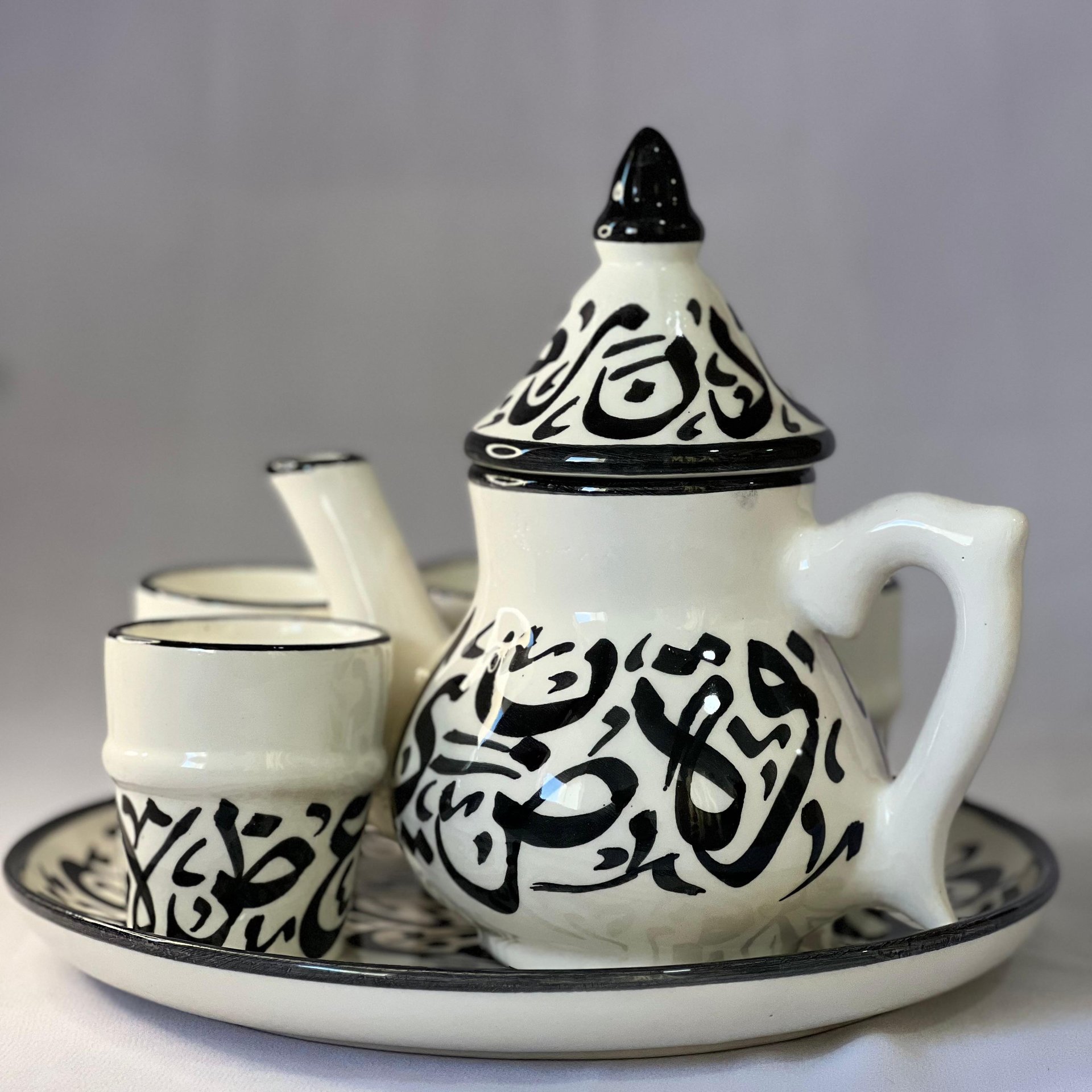 Set Thé En Calligraphie - Image 1 of 2