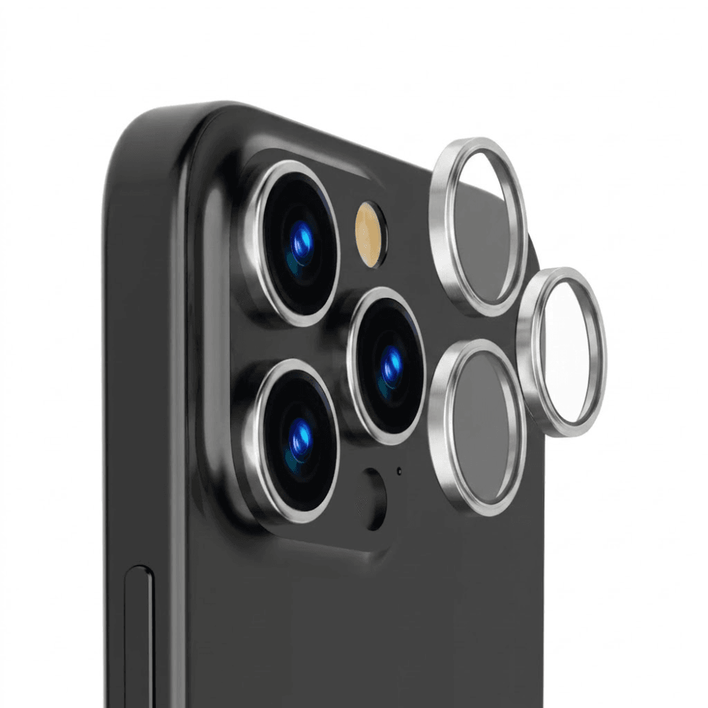 Protection De Camera Pour Iphone 16 Pro / 16 Pro Max - Silver - Image 1 of 6