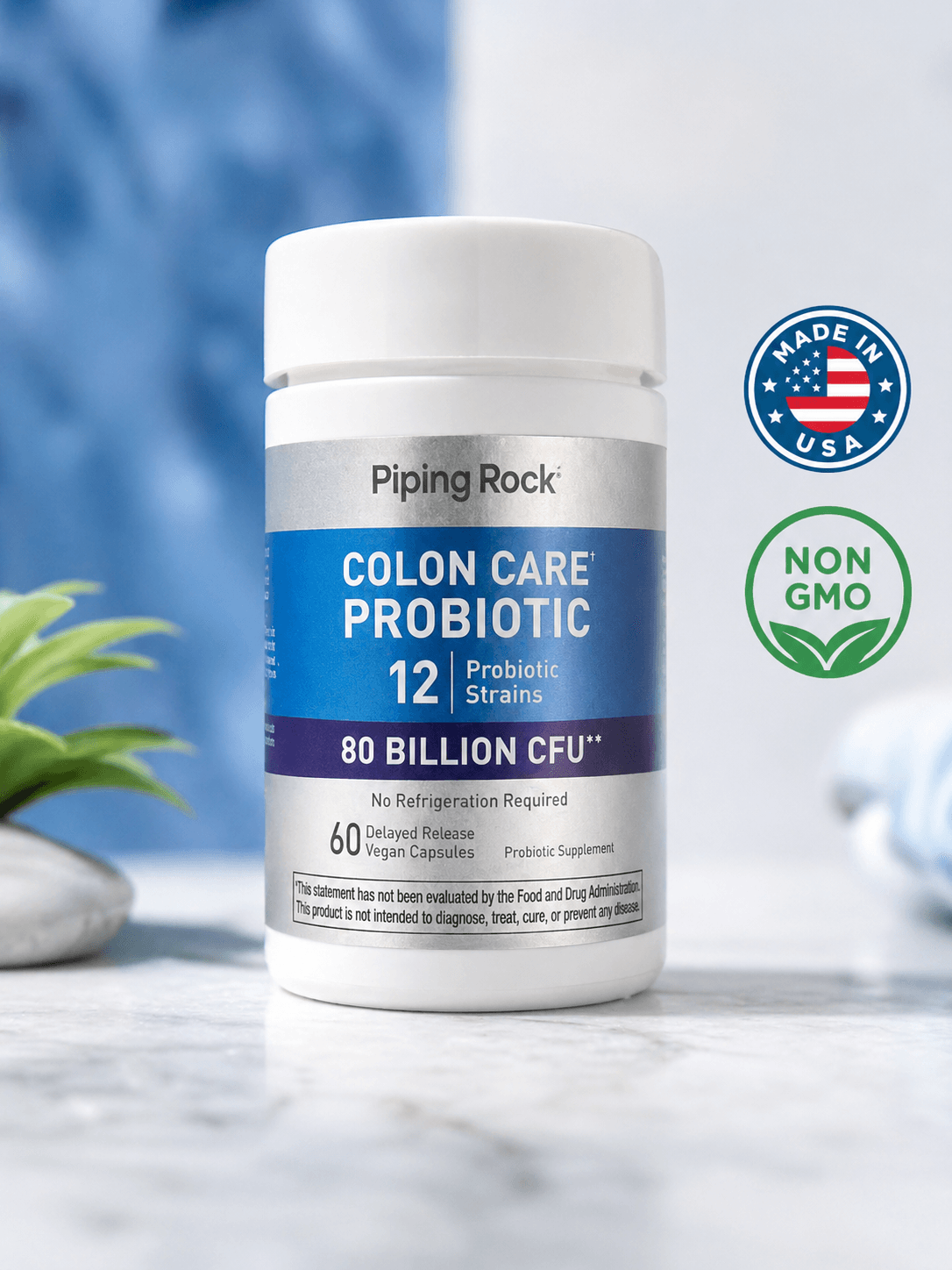 Colon Care Probiotic 80 Billion Cfu – 12 Souches Probiotiques Vegan - Image 1 of 2