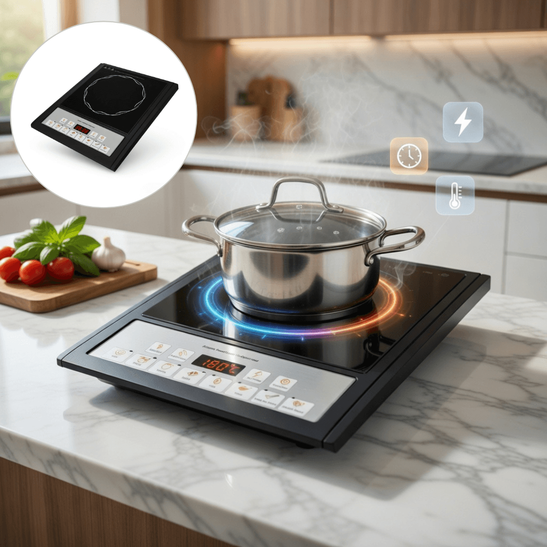 Réchaud Électrique Simple Pour Cuisson Rapide - Image 1 of 6
