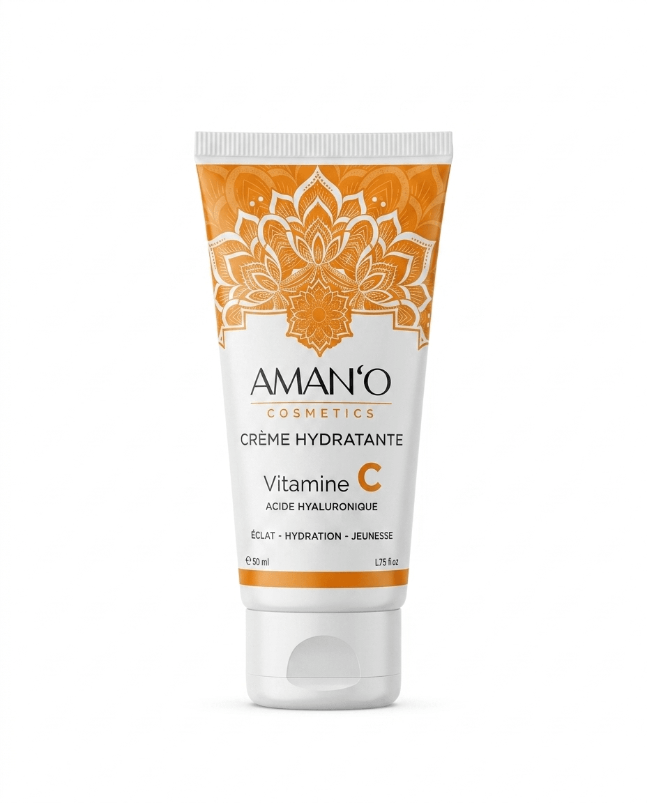 Crème Hydratante Visage Vitamine C & Acide Hyaluronique – Éclat & Hydratation Intense - Image 1 of 1