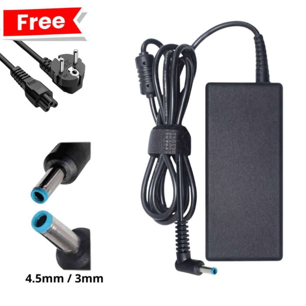 Chargeur pour pc portable HP + câble alimentation Gratuit - Image 1 of 3